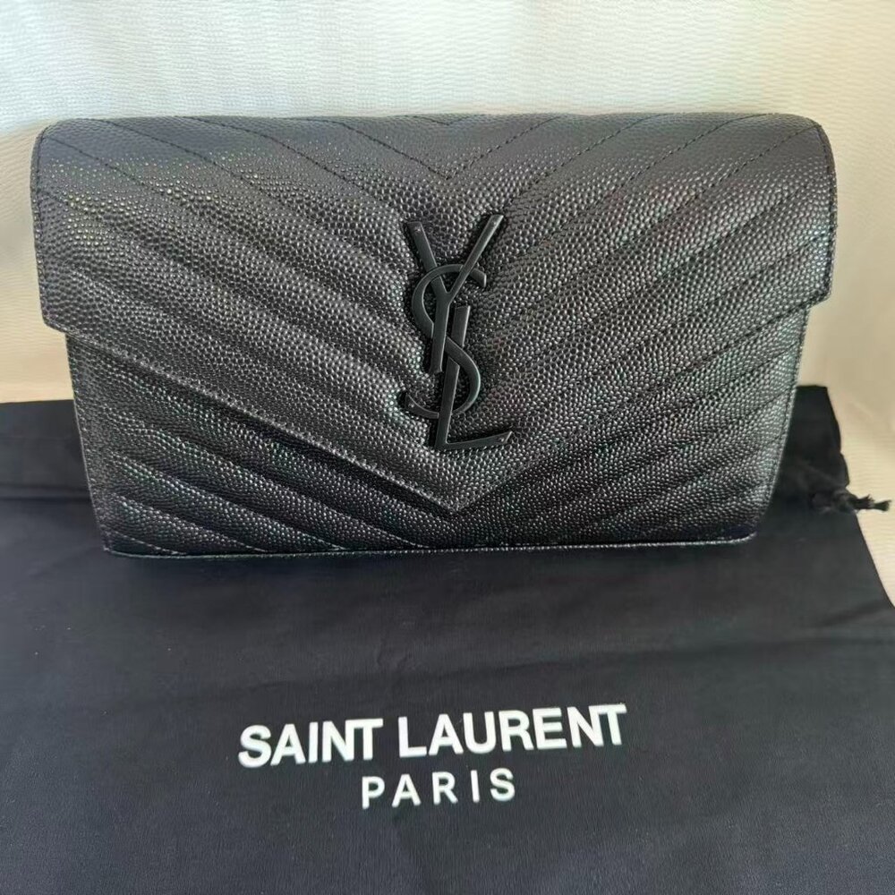 Yves Saint Laurent Black Shoulder Bag